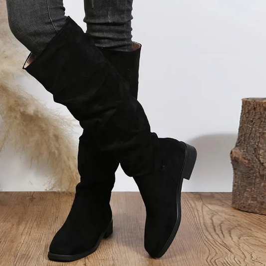 Kniehohe Stiefel mit Bequemer Passform für Damen